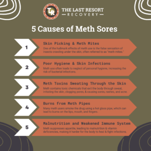 5 Causes of Meth Sores - Last Resort Recovery Center